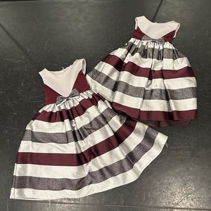 Matching Dresses ~ “my Princess Wear” sizes 6 & 3T. Only worn once at a holiday!